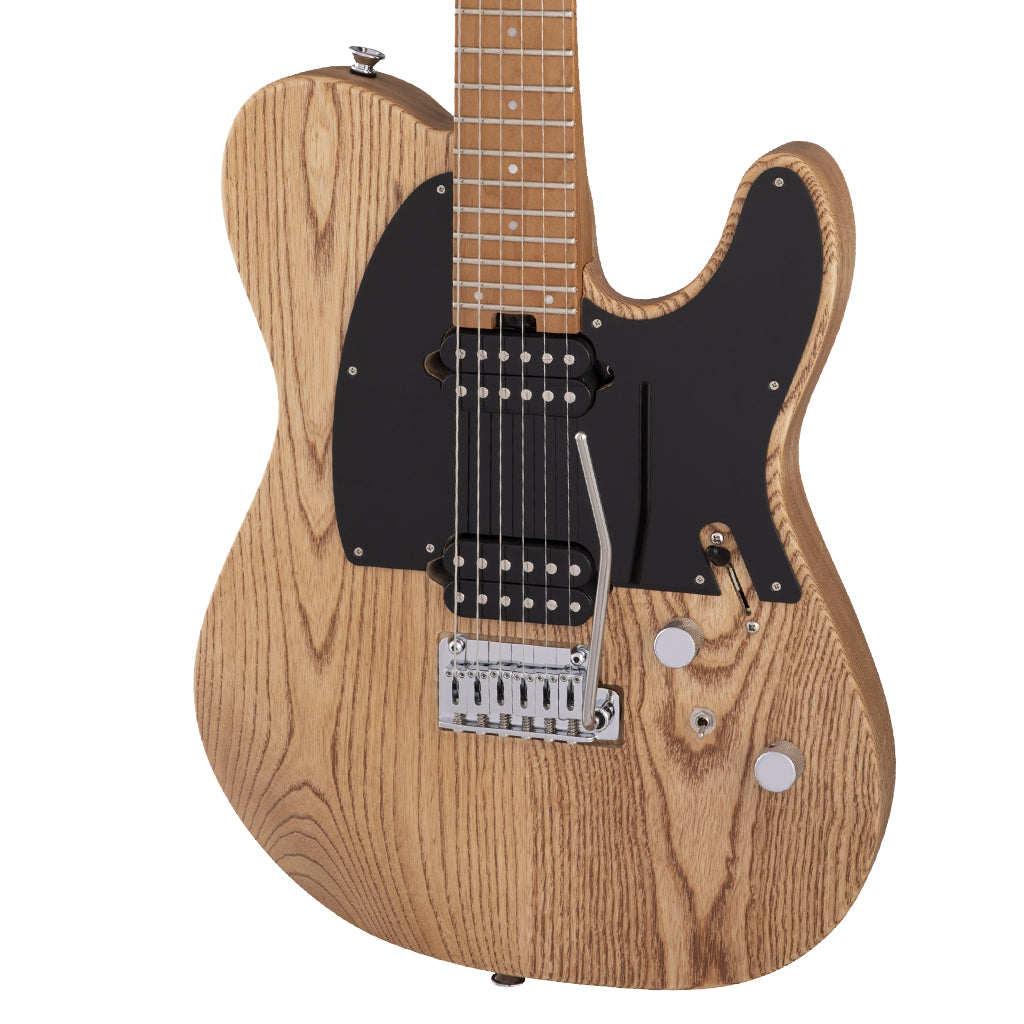 Charvel Pro-Mod So-Cal Style 2 HH 2 Point Trem, Caramel Maple Neck - Natural Ash