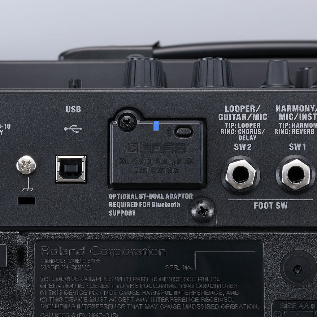 BOSS BTDual Bluetooth Audio MIDI Dual Adapter – Lark Guitars