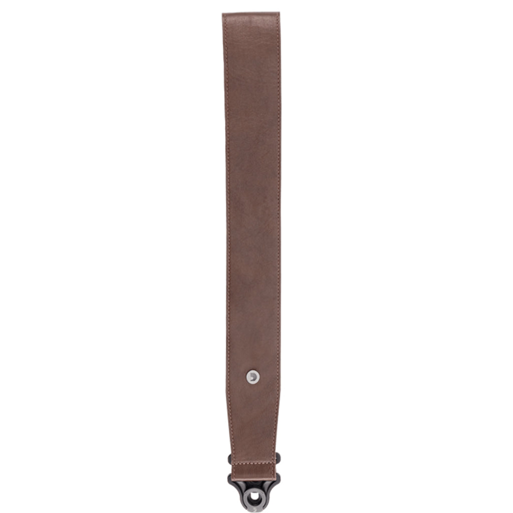 D'Addario  Comfort Leather Auto Lock Strap 2.5" - Brown