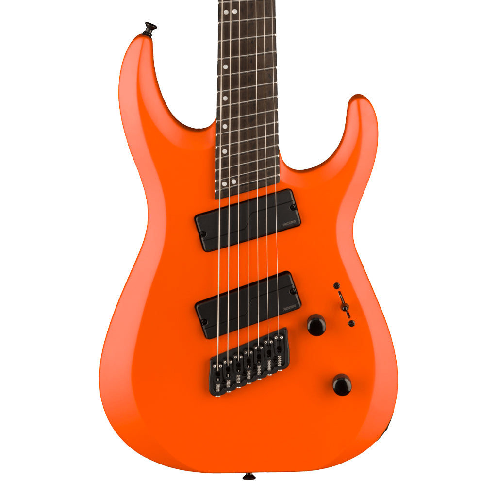 Jackson Pro Plus Dinky DK Modern HT7 MS 7-String Multi-Scale - Satin Orange Crush