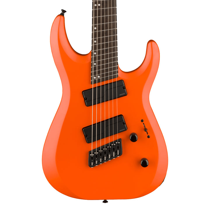 Jackson Pro Plus Dinky DK Modern HT7 MS 7-String Multi-Scale - Satin Orange Crush