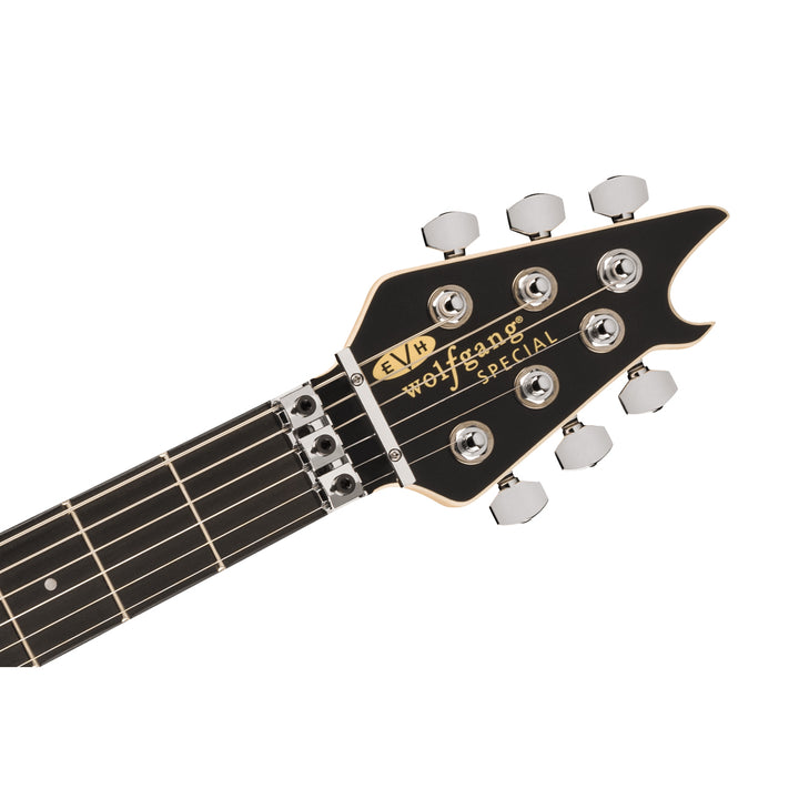 EVH Wolfgang Special Ebony Fingerboard – Black/Yellow Stripes (935)