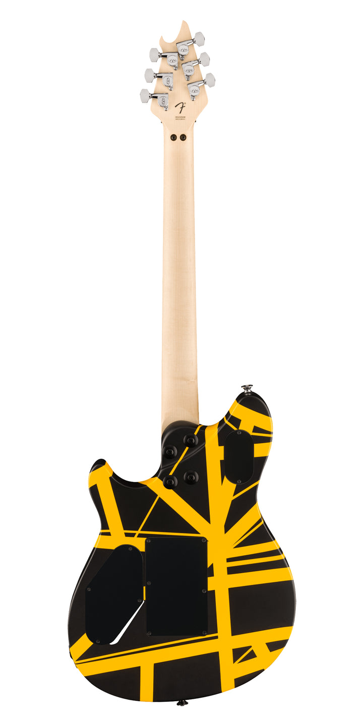 EVH Wolfgang Special Ebony Fingerboard – Black/Yellow Stripes (935)