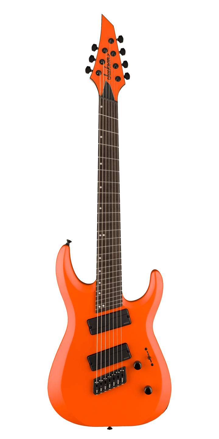 Jackson Pro Plus Dinky DK Modern HT7 MS 7-String Multi-Scale - Satin Orange Crush