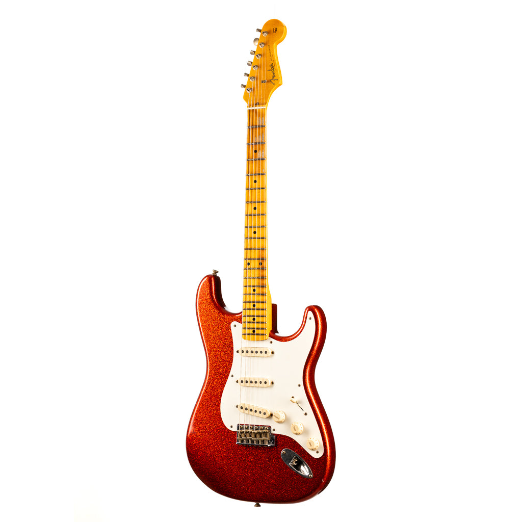 Fender Custom Shop Limited Edition 1956 Stratocaster Journeyman Relic - Red Sparkle (593)