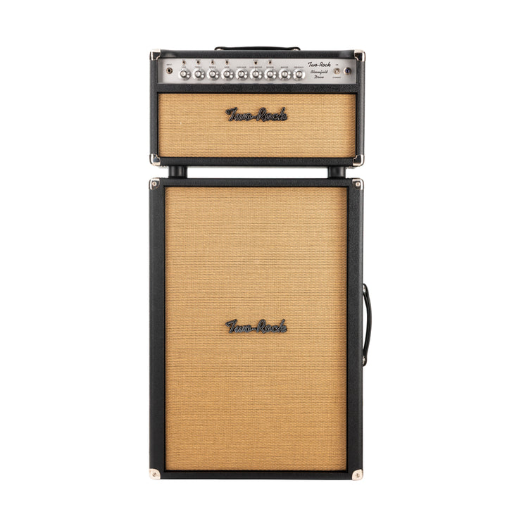 Two-Rock Bloomfield Drive 100/50 Head and 2x12 Cabinet - Black Bronco/Small Weave Cane Grill