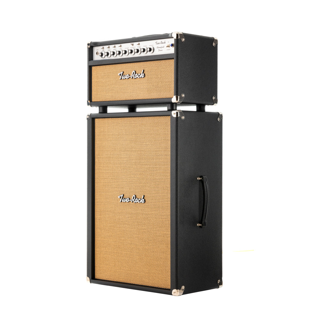 Two-Rock Bloomfield Drive 100/50 Head and 2x12 Cabinet - Black Bronco/Small Weave Cane Grill
