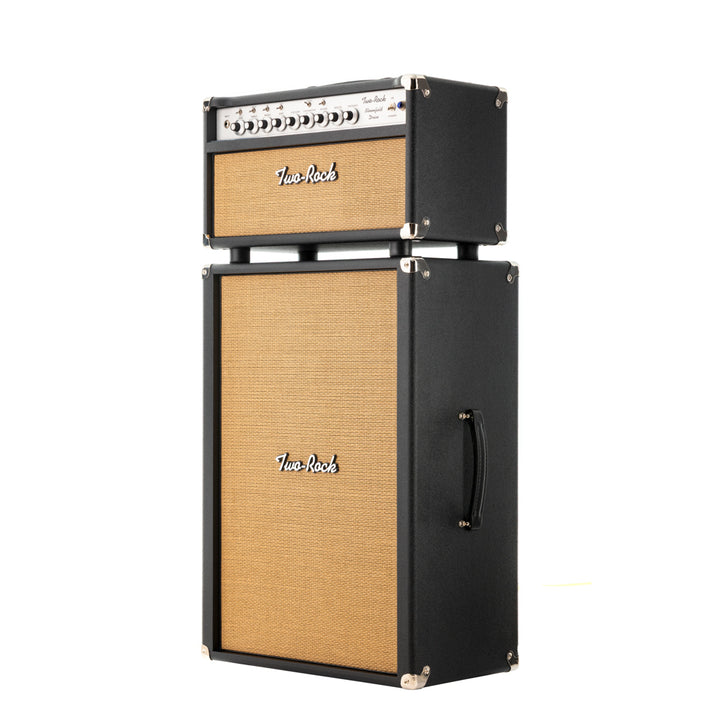 Two-Rock Bloomfield Drive 100/50 Head and 2x12 Cabinet - Black Bronco/Small Weave Cane Grill