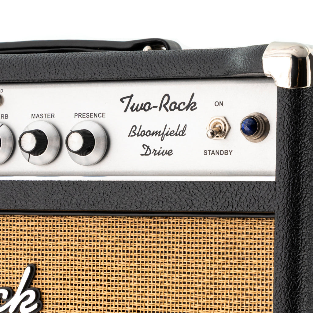 Two-Rock Bloomfield Drive 100/50 Head and 2x12 Cabinet - Black Bronco/Small Weave Cane Grill