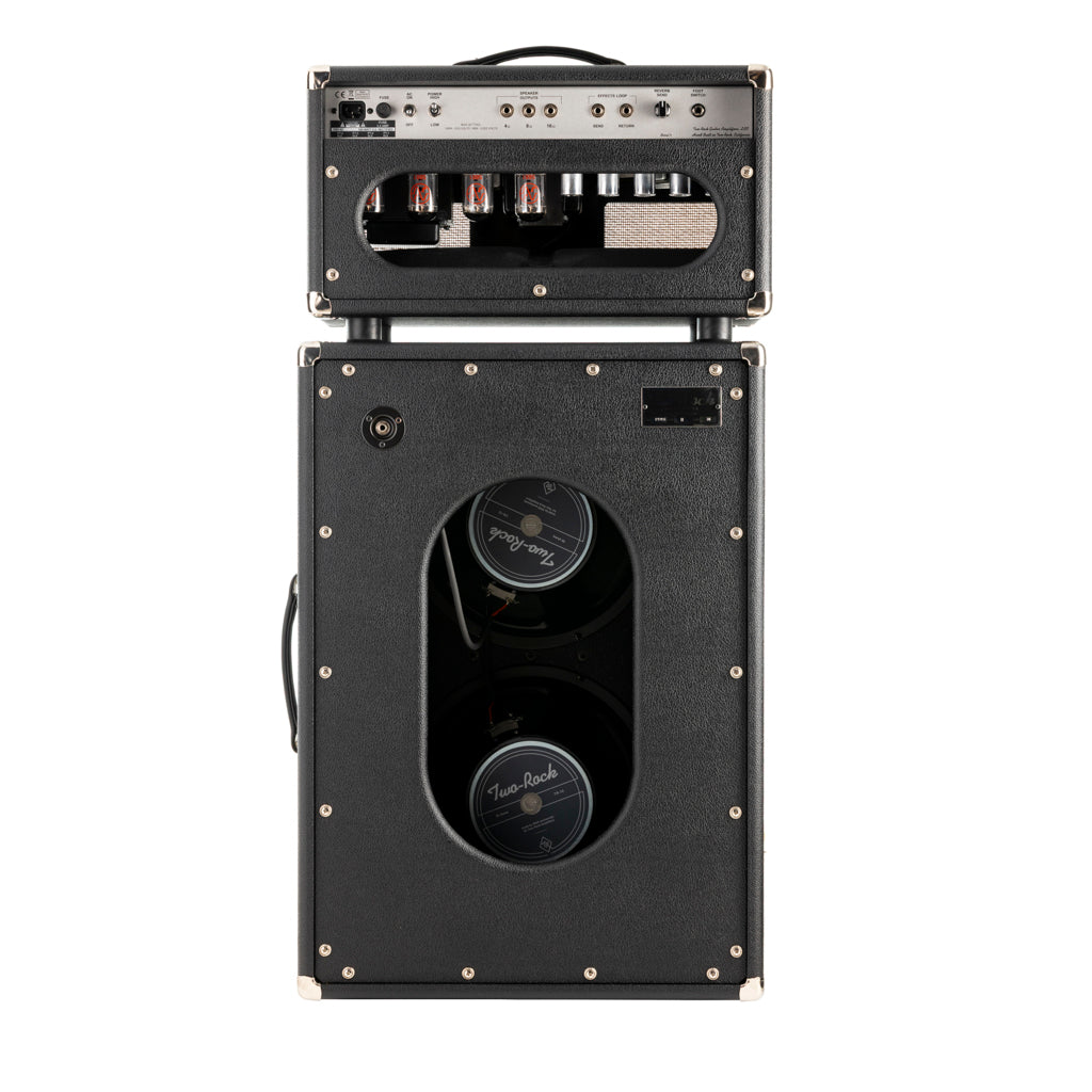 Two-Rock Bloomfield Drive 100/50 Head and 2x12 Cabinet - Black Bronco/Small Weave Cane Grill