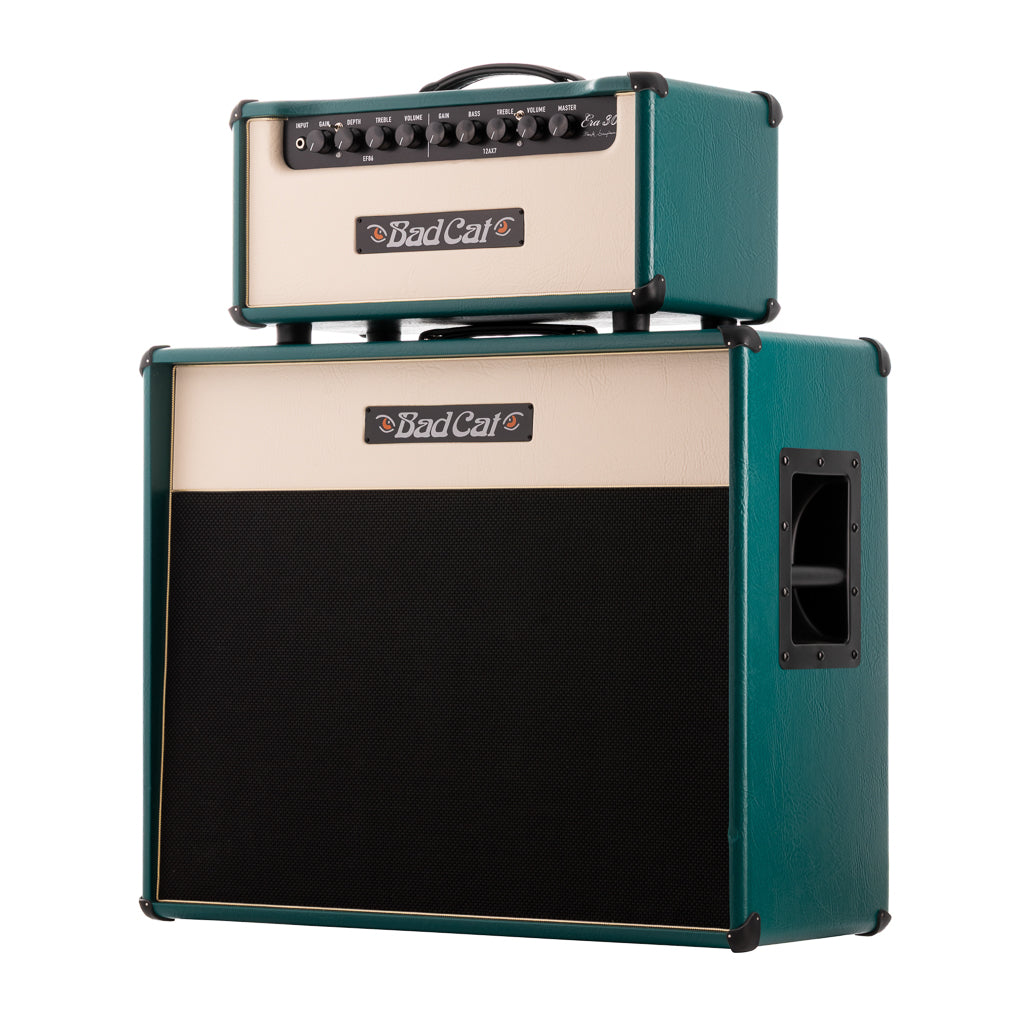 Bad Cat Mark Sampson Era 30 Head & 2x12 Ear 30 Cabinet - Emerald Green/Cream Face