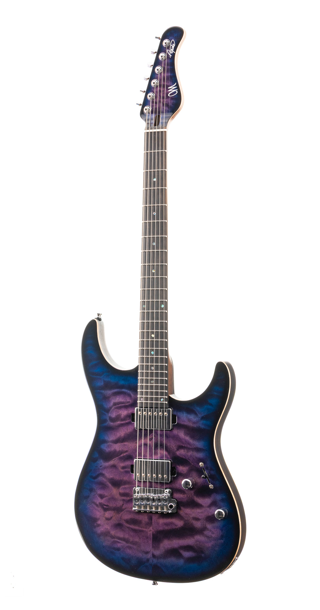 Mayones Aquila Elite S 6 Transparent Dirty Purple Blue Burst (483