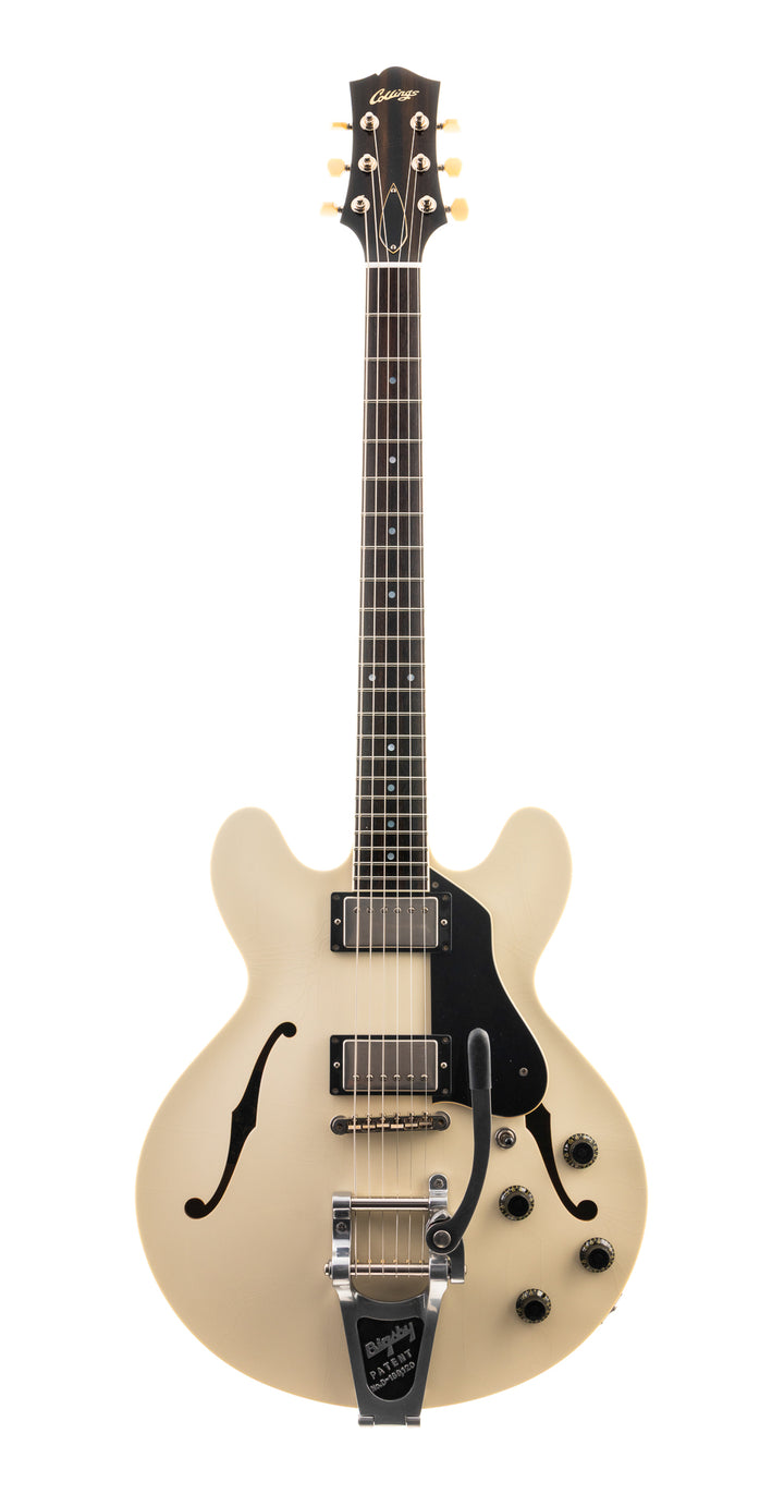 Collings I-30 LC with Bigsby, Humbuckers - Aged Olympic White (857)