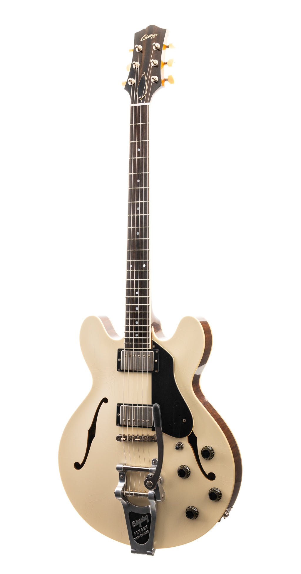 Collings I-30 LC with Bigsby, Humbuckers - Aged Olympic White (857)