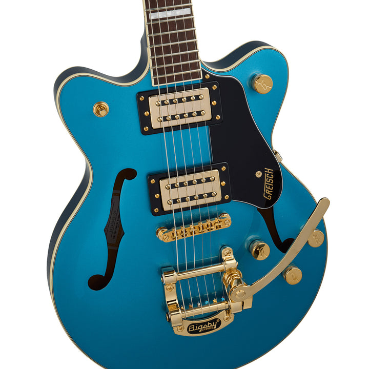 Gretsch G2655TG Streamliner Center Block Jr. Double-Cut With Bigsby - Riviera Blue