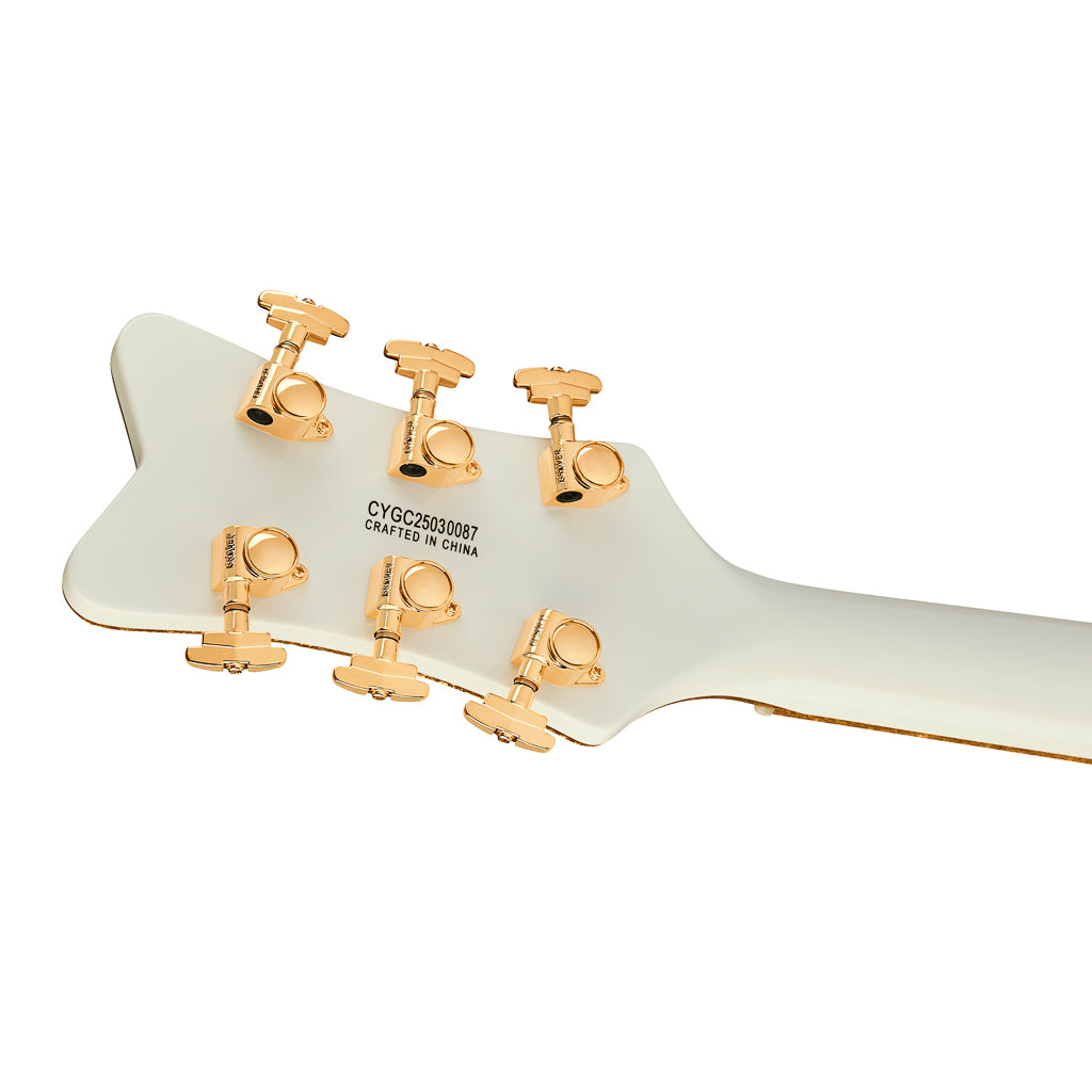 Gretsch Synchromatic Falcon Hollow Body Single-Cut Black w/Bigsby - White (257)