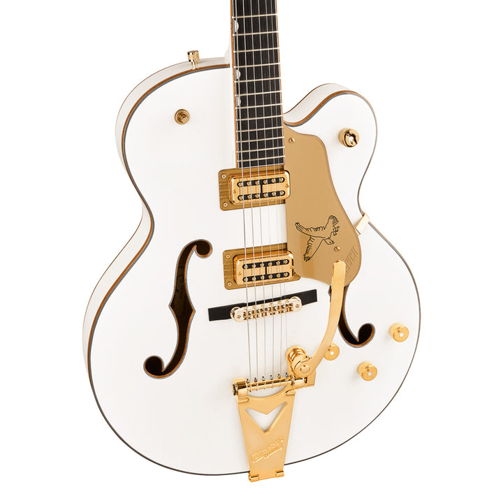 Gretsch Synchromatic Falcon Hollow Body Single-Cut Black w/Bigsby - White (257)