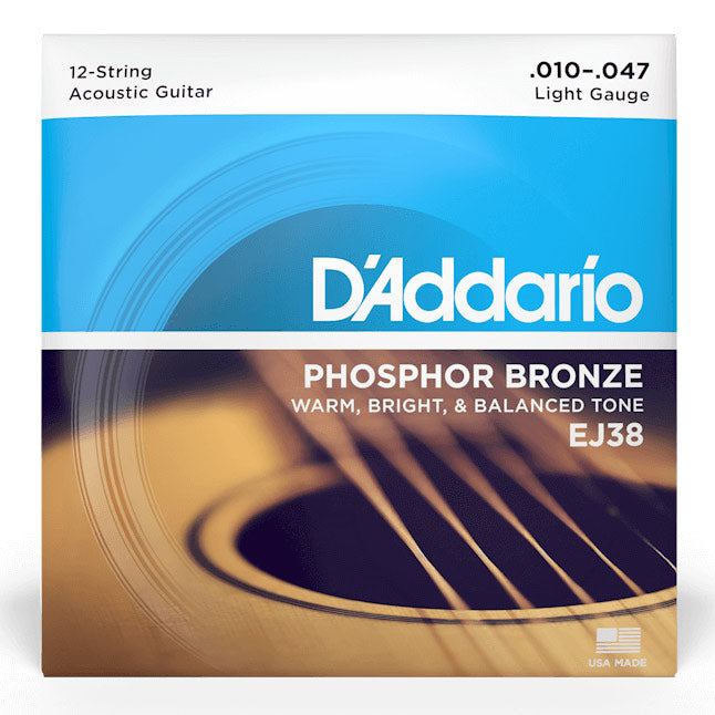 D'Addario EJ38H High Strung/Nashville Tuning Phosphor Bronze Strings