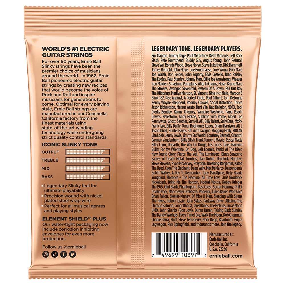 Ernie Ball 2224 Turbo Slinky Nickel Wound Electric Guitar Strings - 9.5-46