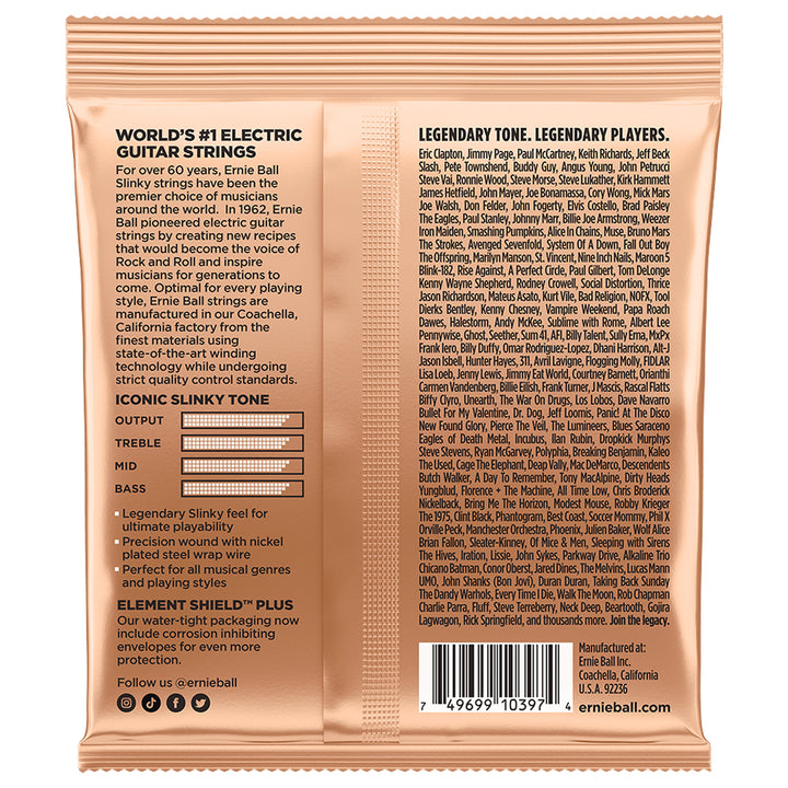 Ernie Ball 2224 Turbo Slinky Nickel Wound Electric Guitar Strings - 9.5-46