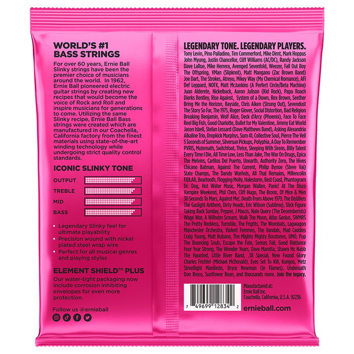 Ernie Ball 2834 Super Slinky Bass Strings - 45-100