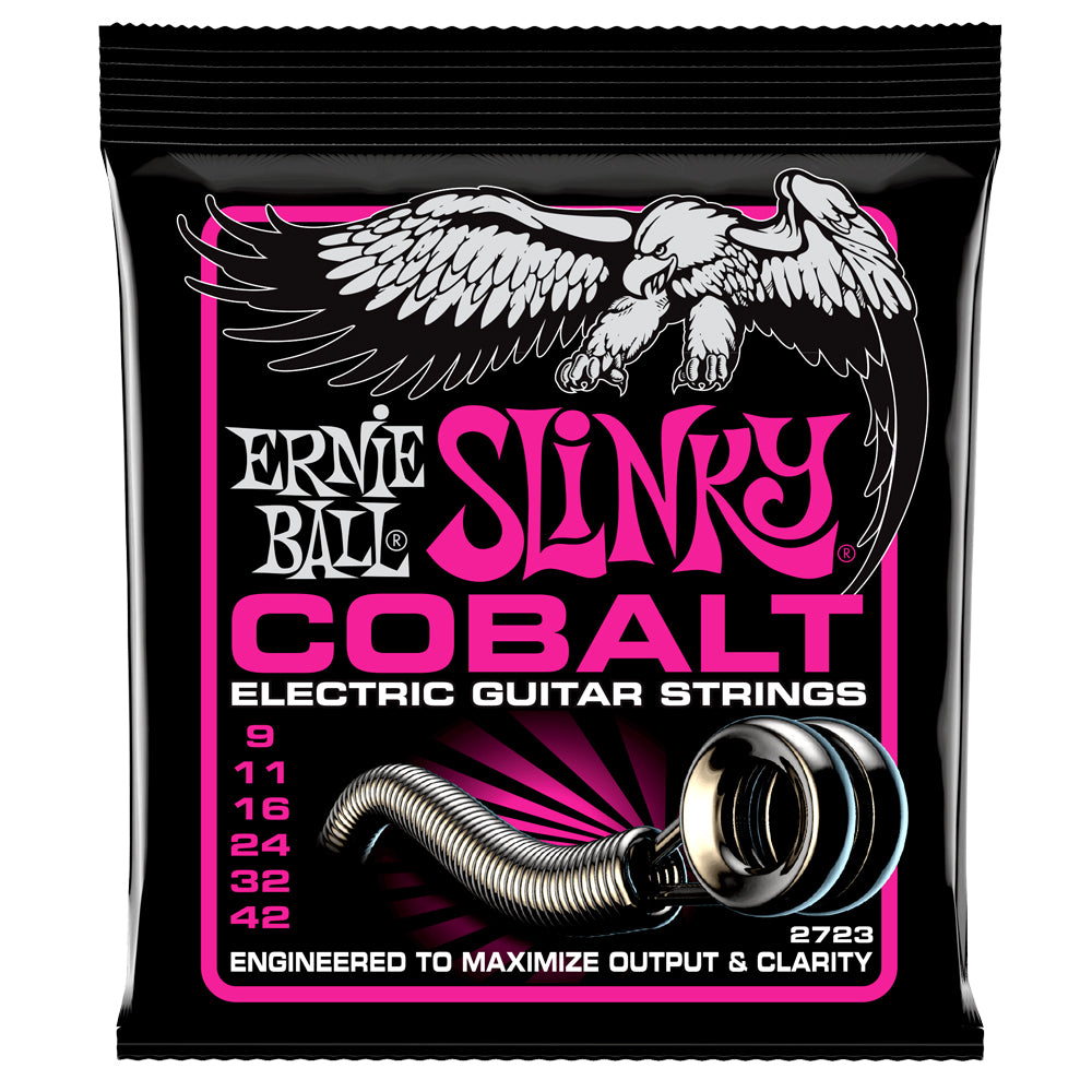 Ernie Ball 2723 Super Slinky Cobalt Electric Guitar Strings - 09-42