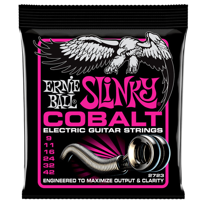 Ernie Ball 2723 Super Slinky Cobalt Electric Guitar Strings - 09-42