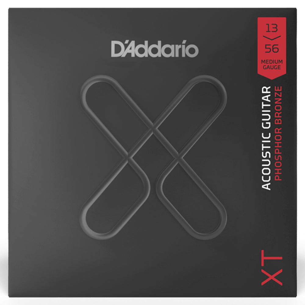 D'Addario XTAPB1356 13 - 56 Medium Phosphor Bronze Acoustic Guitar Strings