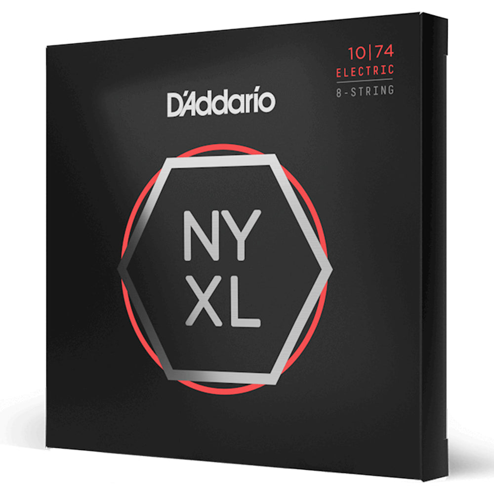 D'Addario NYXL1074 Nickel Wound 8-String Electric Set