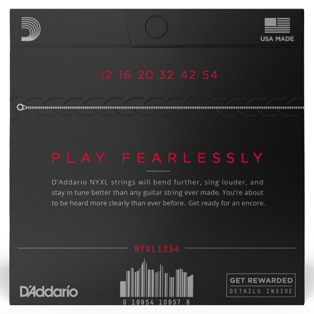 D'Addario NYXL1254 Nickel Wound Heavy Electric Strings 12-54