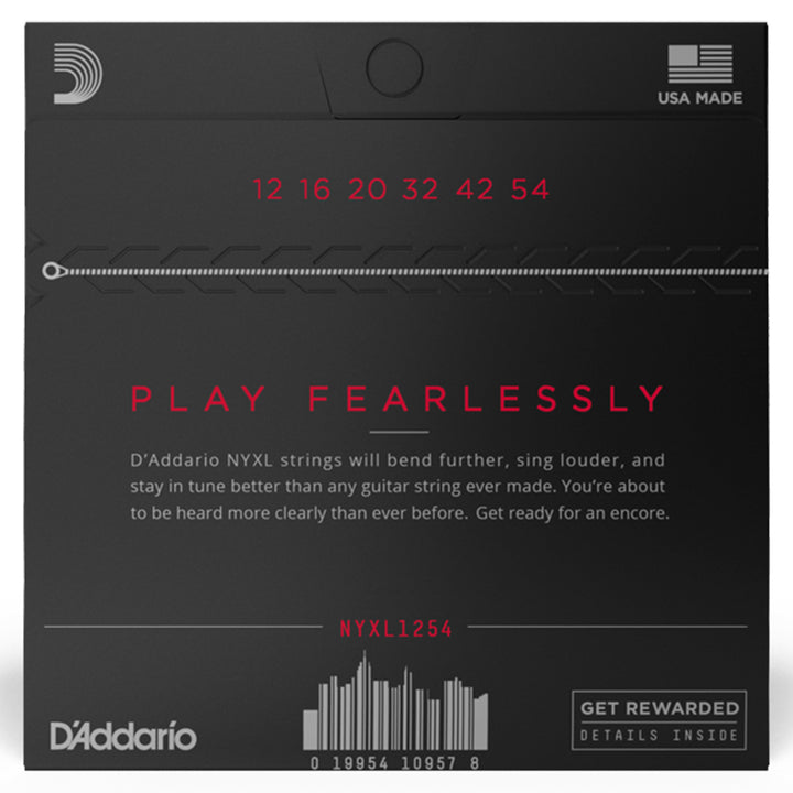 D'Addario NYXL1254 Nickel Wound Heavy Electric Strings 12-54
