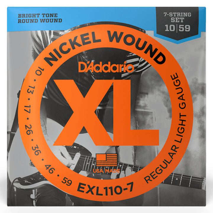 D'Addario EXL110 Nickel Wound Regular Light Electric Strings 10-46
