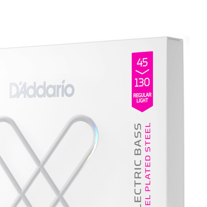D'Addario XSB45130SL XS Nickel 5-string Electric Bass Guitar Strings - .045-.130 Regular Light