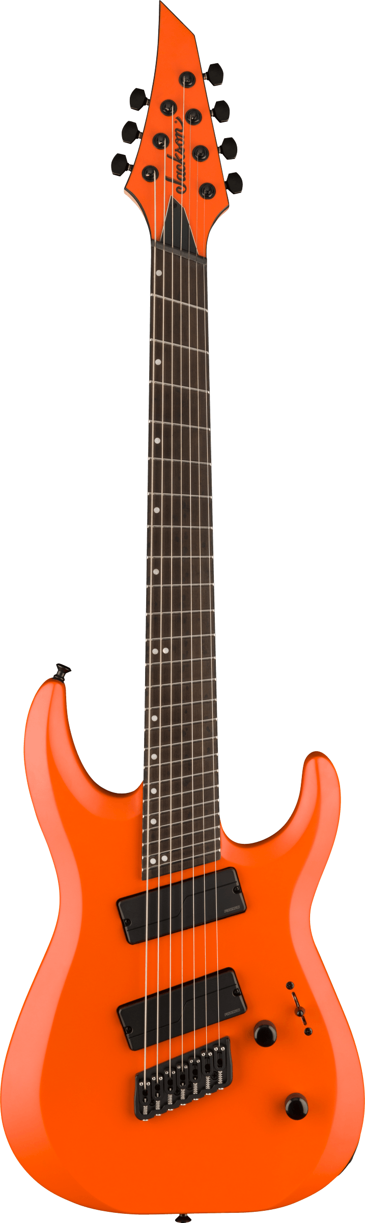 Jackson Pro Plus Dinky DK Modern HT7 MS 7-String Multi-Scale - Satin Orange Crush