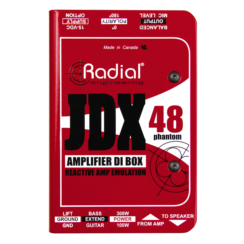Radial JDX 48 Reactor Guitar Amp Direct Box – Lark Guitars