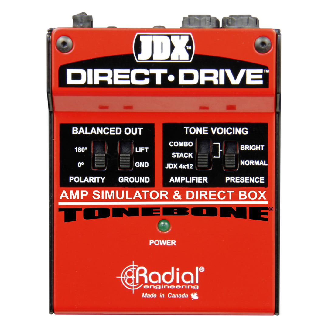 Radial JDX Direct-Drive Amp Simulator & Direct Box