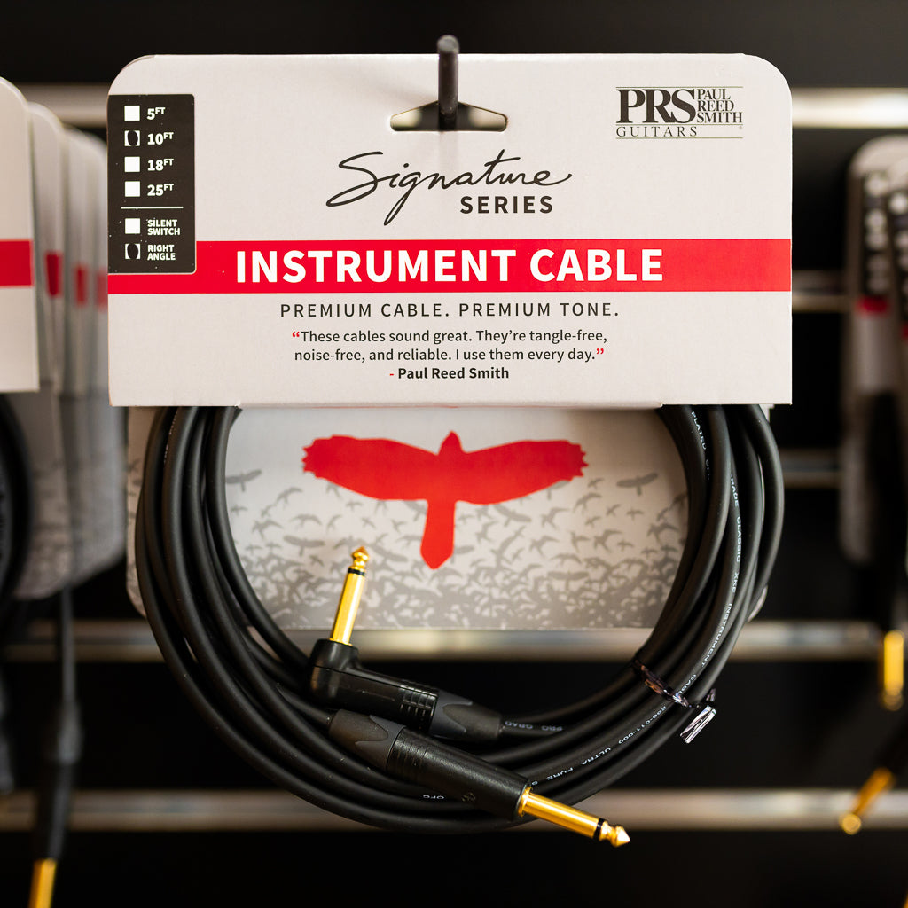 PRS Signature Instrument Cable - 10ft Straight/Angle