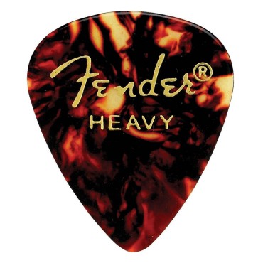 Fender 351 Shape Premium Tortoise Shell Picks - Heavy - Available at Lark Guitars