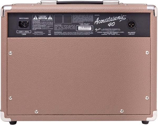 Fender Acoustasonic 40 40-watt 2x6.5 Combo