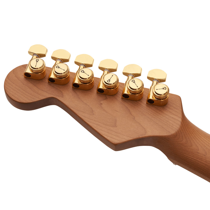 Charvel MJ DK24 HSH Mahogany w/ Walnut Top - Natural (369)
