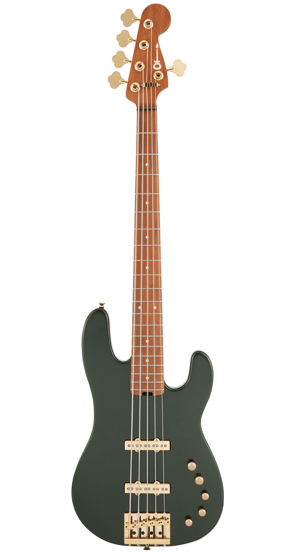 Charvel Pro-Mod San Dimas Bass JJ V - Lambo Green Metallic