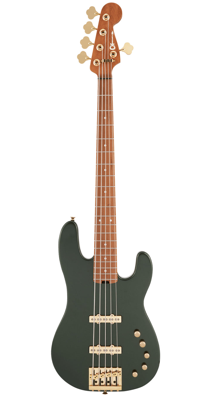 Charvel Pro-Mod San Dimas Bass JJ V - Lambo Green Metallic