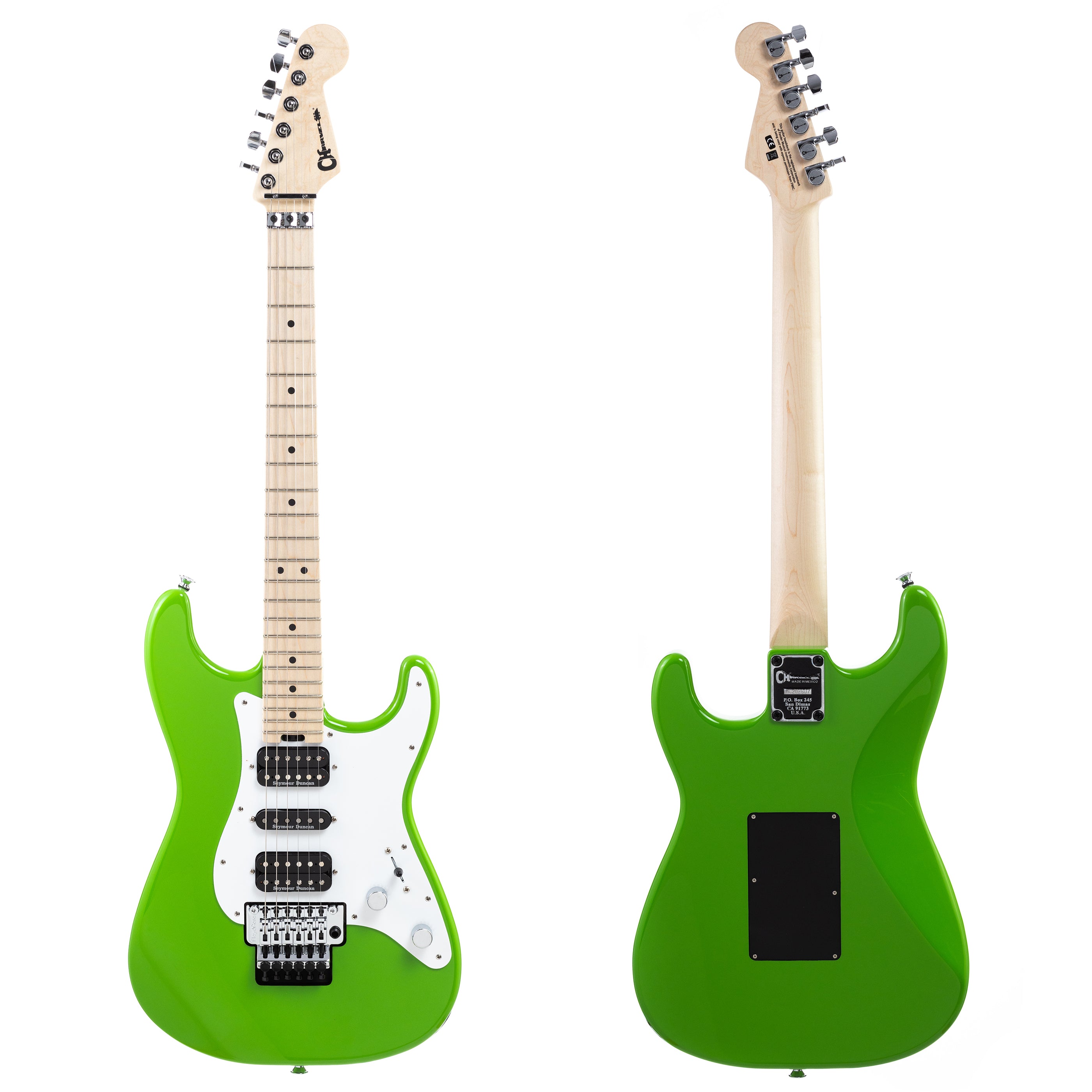 Charvel Dinky Pro Mod So-Cal Style 1 HSH - Slime Green – Lark Guitars