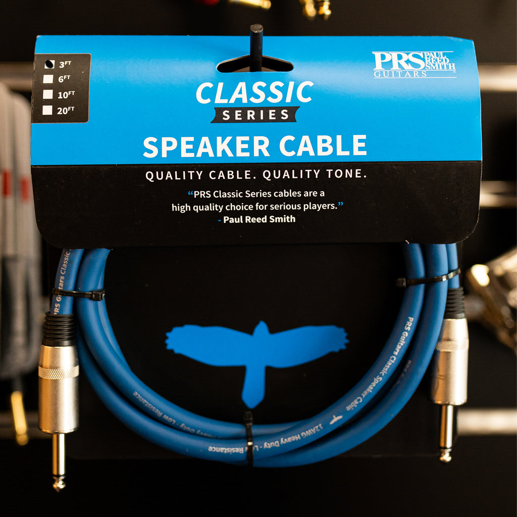 PRS Classic Speaker Cable - 3ft Straight/Straight