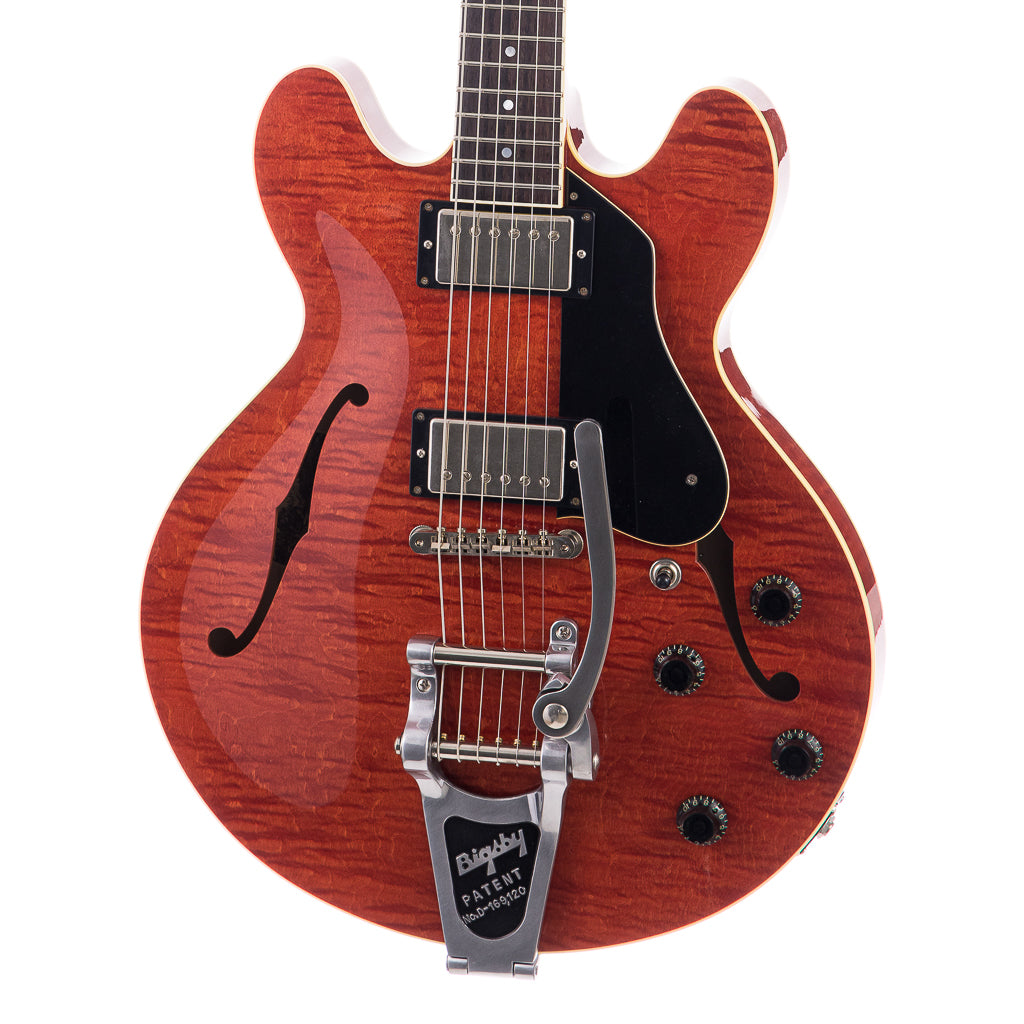 Collings I30 LC Humbuckers - Aged Faded Cherry with Bigsby (865)