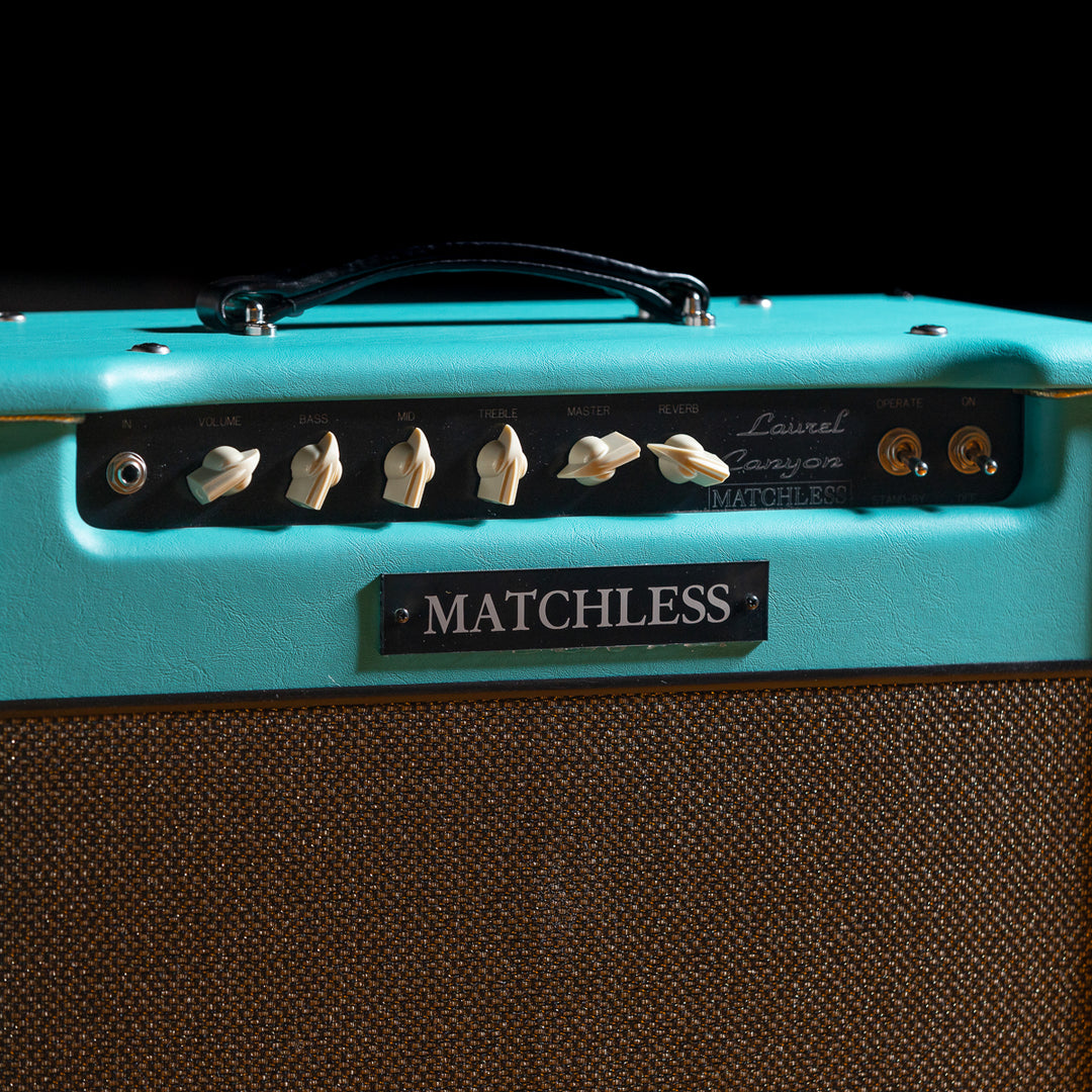 Matchless Laurel Canyon w/Reverb 1x12 Combo  - Turquoise w/Gold Grill