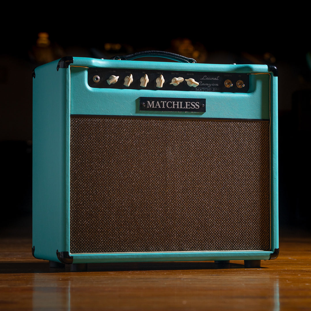 Matchless Laurel Canyon w/Reverb 1x12 Combo  - Turquoise w/Gold Grill