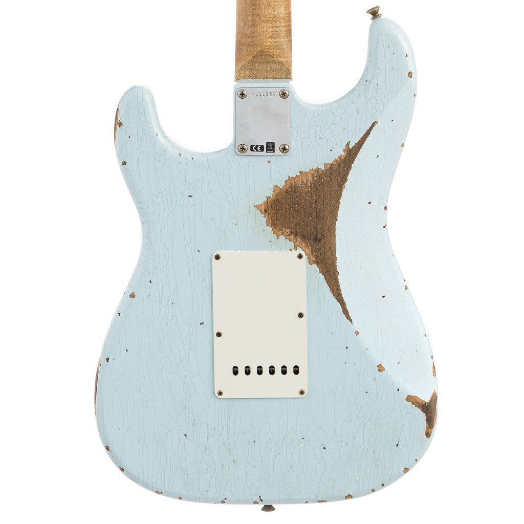 Fender Custom Shop 1960 Stratocaster Heavy Relic, Lark Guitars Custom Run -  Faded Sonic Blue (260)