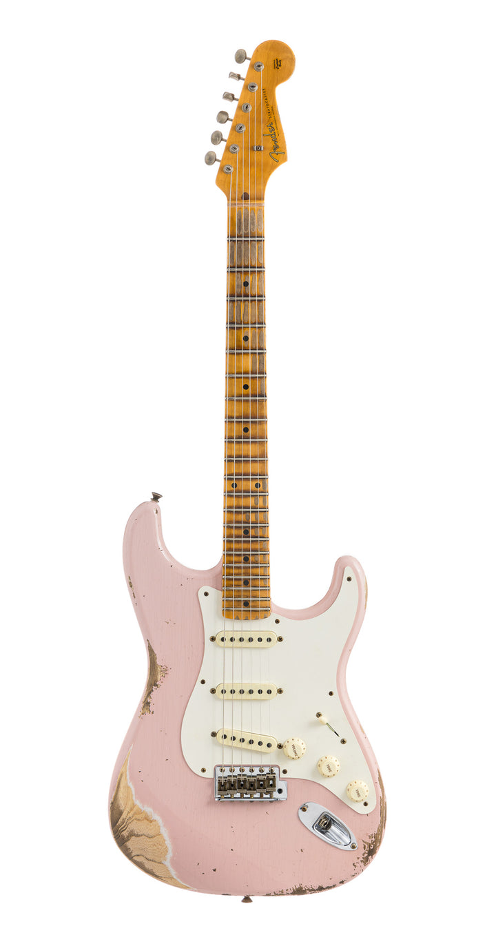 Fender Custom Shop 1957 Stratocaster Heavy Relic, Lark Guitars Custom Run -  Shell Pink (624)