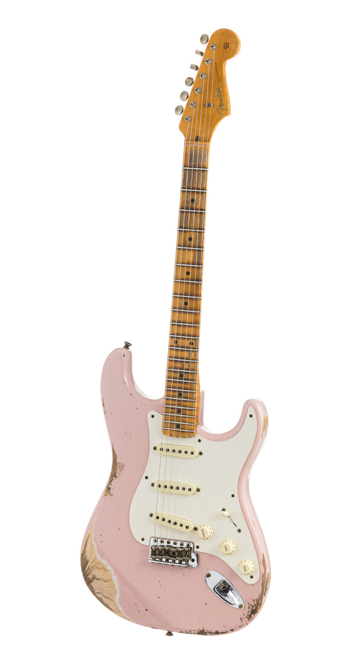 Fender Custom Shop 1957 Stratocaster Heavy Relic, Lark Guitars Custom Run -  Shell Pink (624)